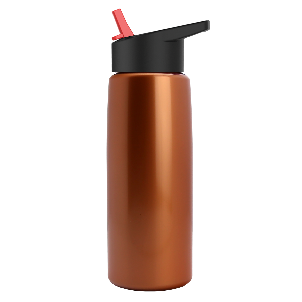 Custom logo Flair Tritan® Metallike Bottle with Flip-Straw Lid - 26 oz.