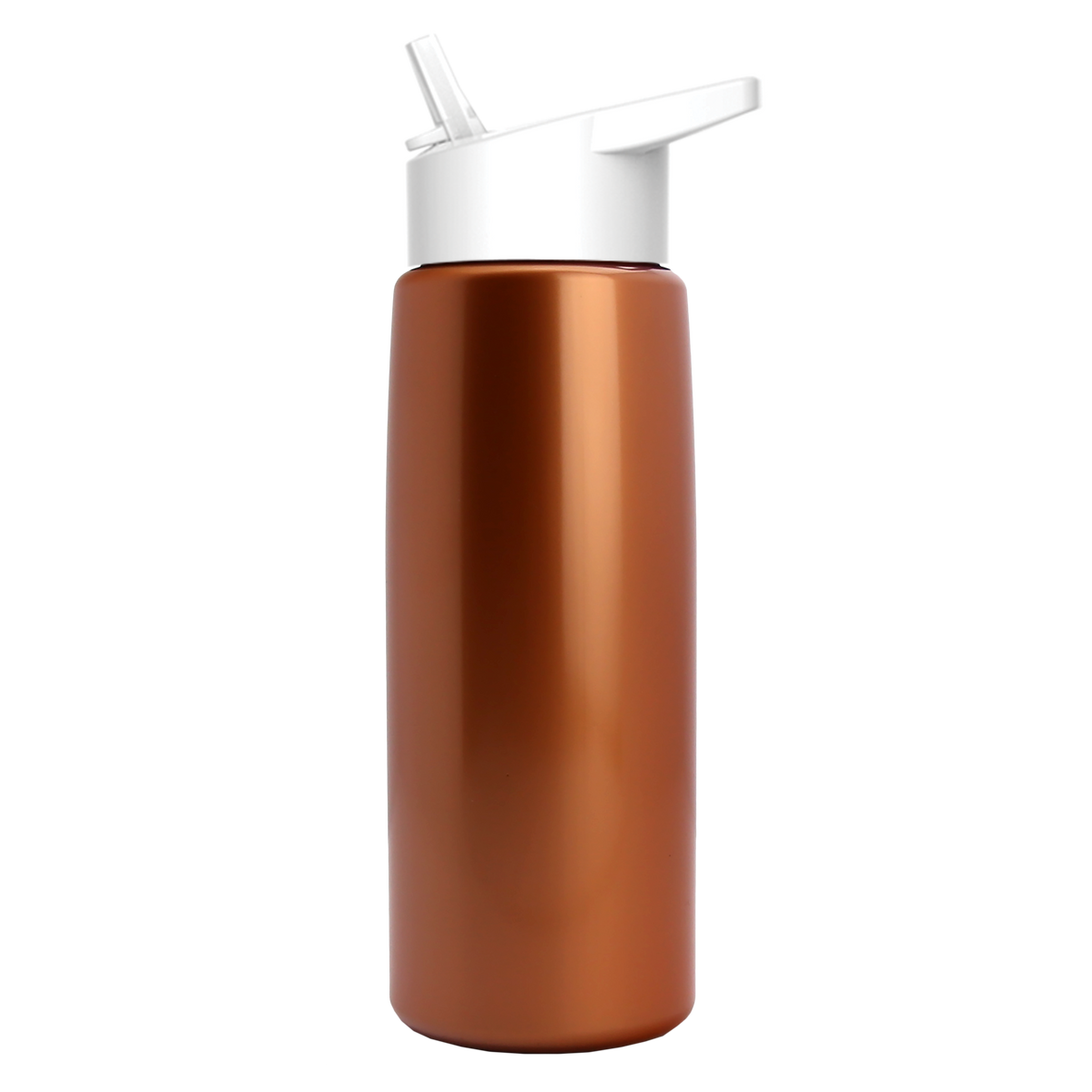 Custom logo Flair Tritan® Metallike Bottle with Flip-Straw Lid - 26 oz.
