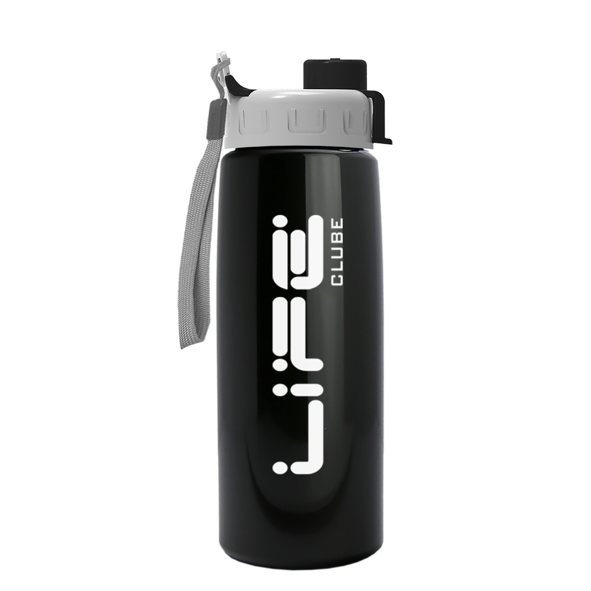Custom logo Flair Tritan® Metallike Bottle with Quick-Snap Lid - 26 oz.