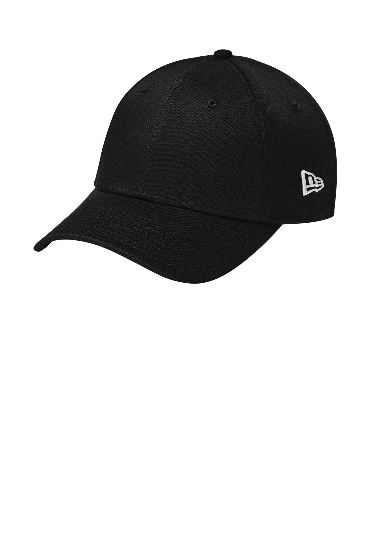 Custom logo New Era® - Structured Stretch Cotton Cap.  NE1000 in Flag Black
