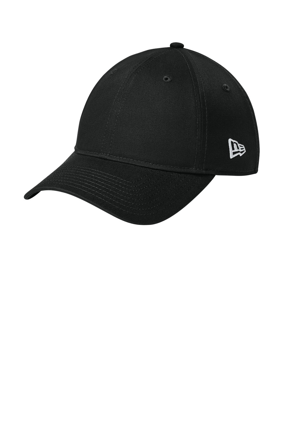 Custom logo New Era® - Adjustable Unstructured Cap.  NE201 in Flag Black