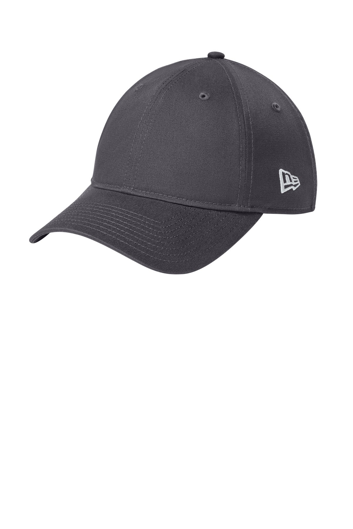 Custom logo New Era® - Adjustable Unstructured Cap.  NE201 in Flag Graphite