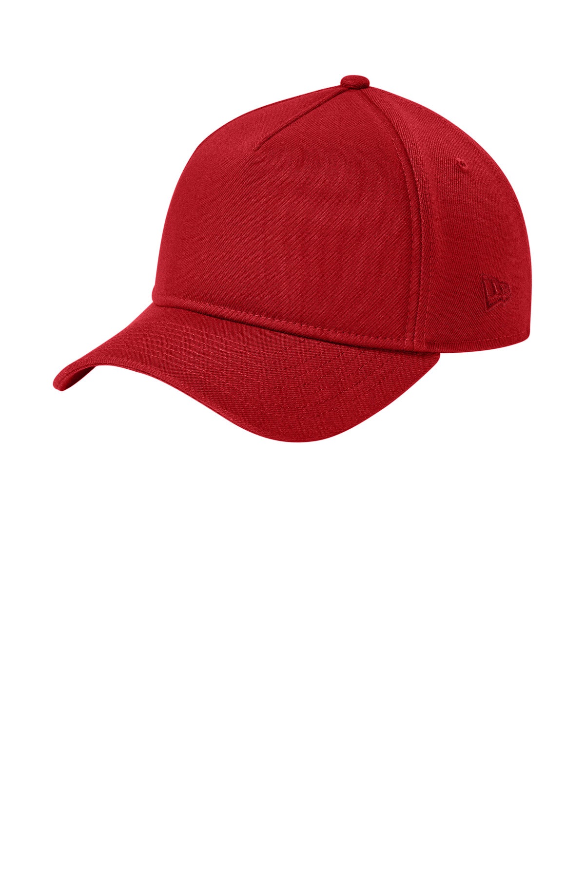 Custom logo New Era® A-Frame Snapback Cap NE211 in Scarlet