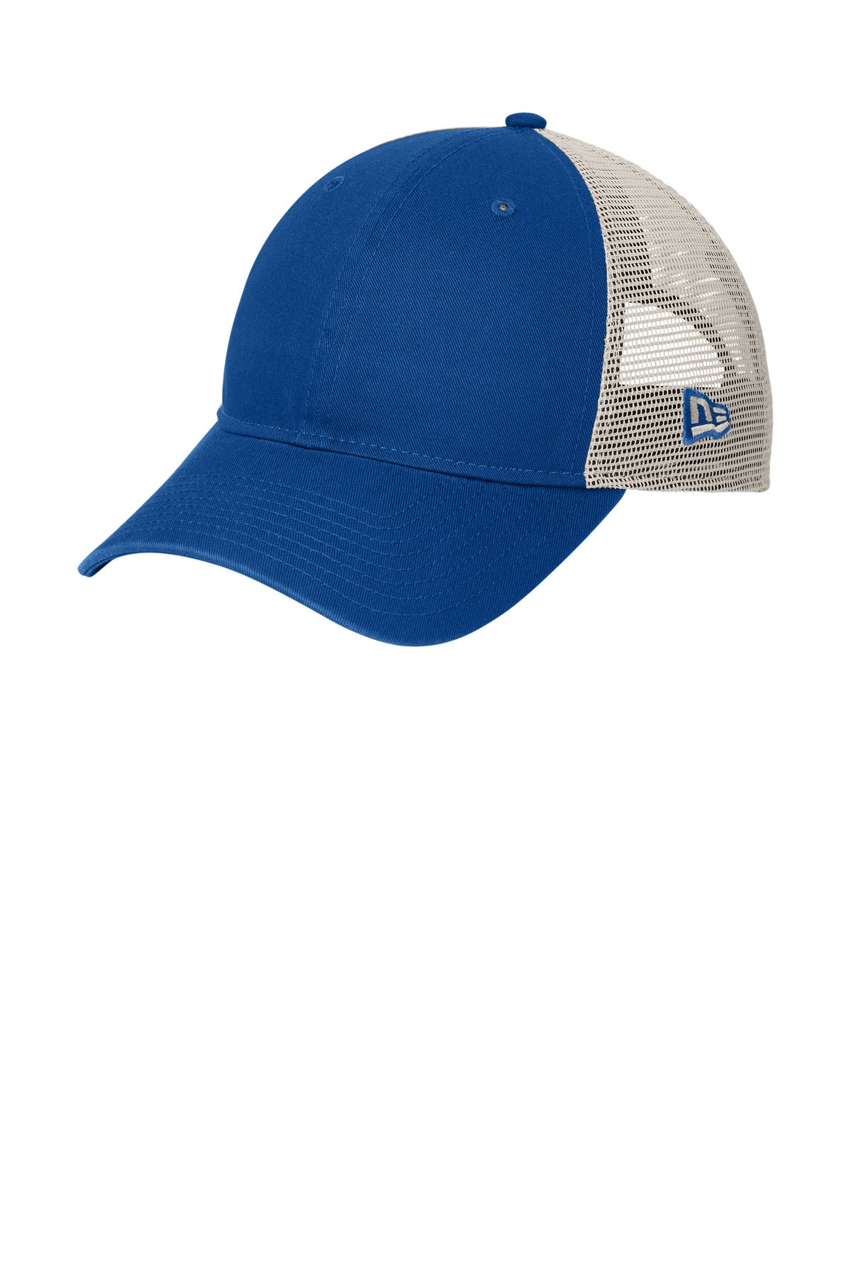 Custom logo New Era® 9TWENTY® Unstructured Mesh Snapback Cap NE215 in Royal/ Stone