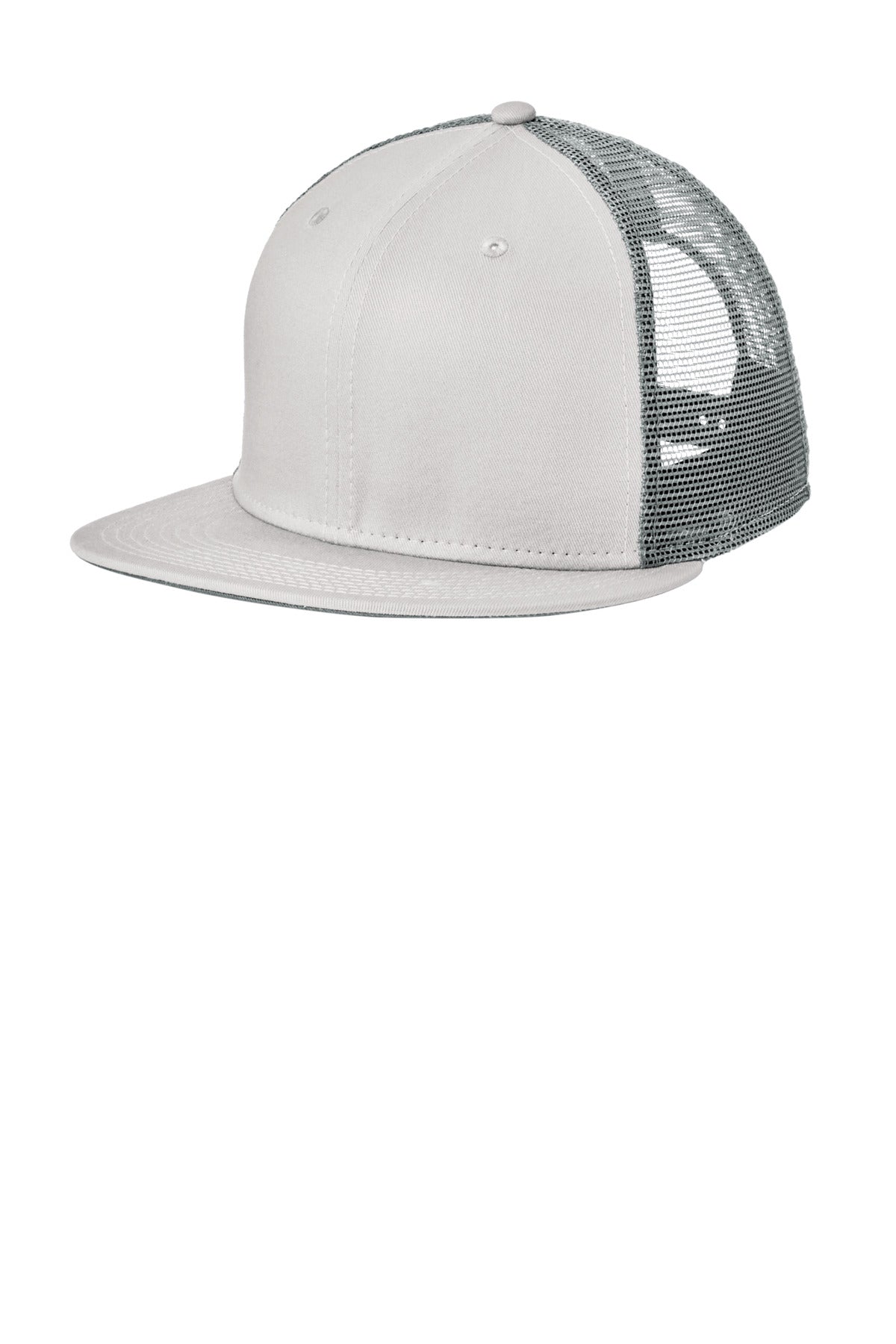 Custom logo New Era® Standard Fit Snapback Trucker Cap NE4030 in Grey/ Graphite