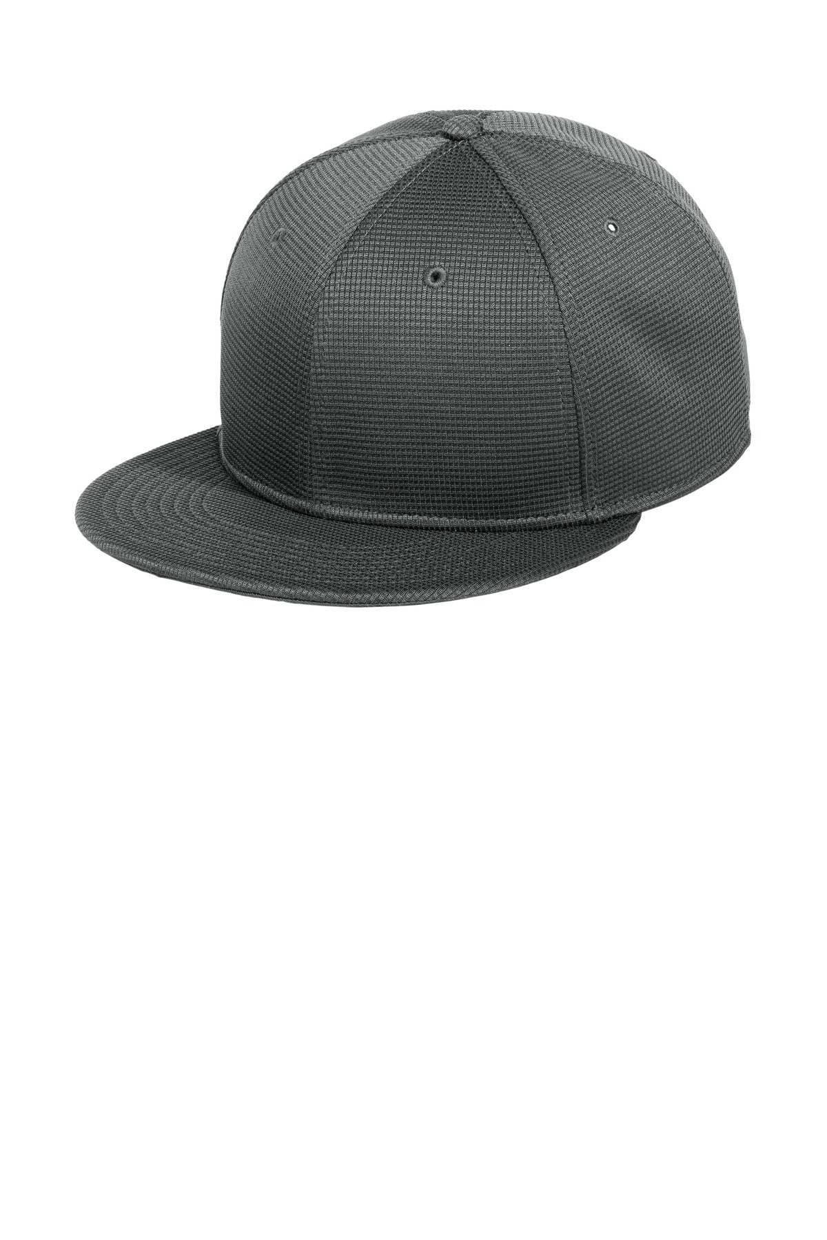 Custom logo New Era® Pivot Flat Bill Snapback Cap NE409 in Charcoal