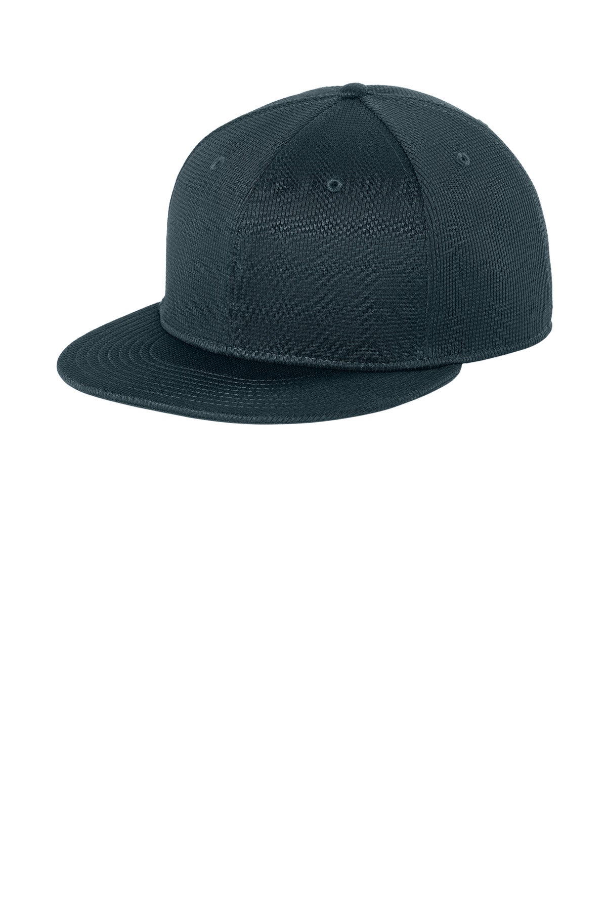 Custom logo New Era® Pivot Flat Bill Snapback Cap NE409 in Deep Navy