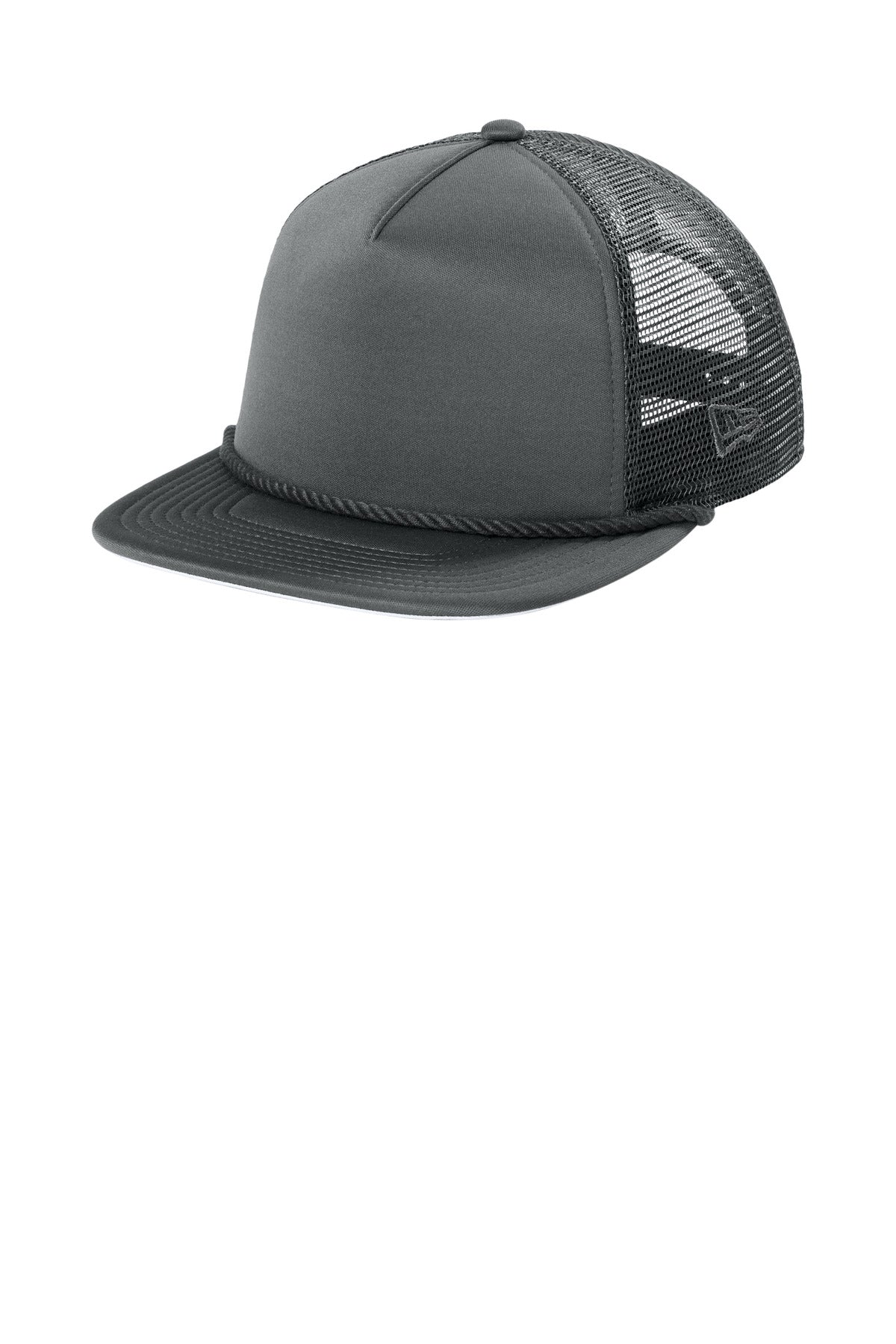 Custom logo New Era® Foam Rope Trucker Cap NE410 in Graphite