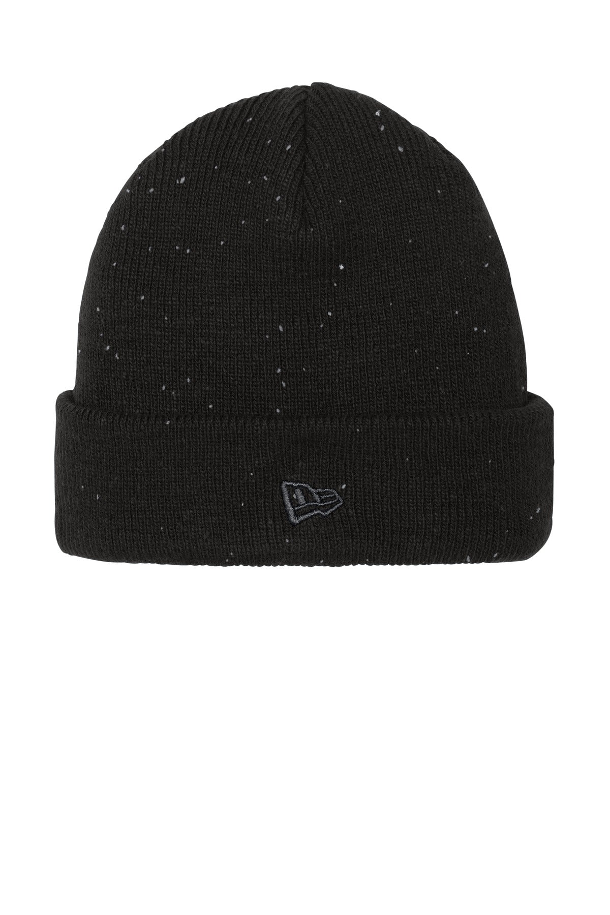 Custom logo New Era ® Speckled Beanie. NE905 in Black/ Graphite