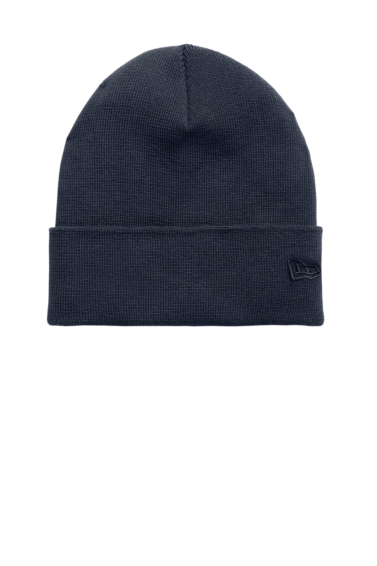 Custom logo New Era® Recycled Cuff Beanie NE907 in Deep Navy