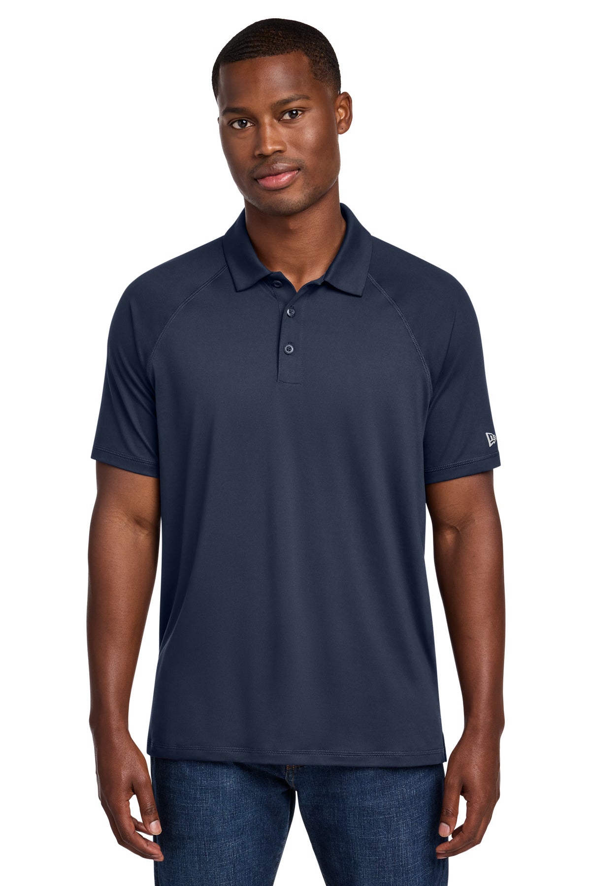 Custom logo New Era® Power Polo NEA225 in True Navy