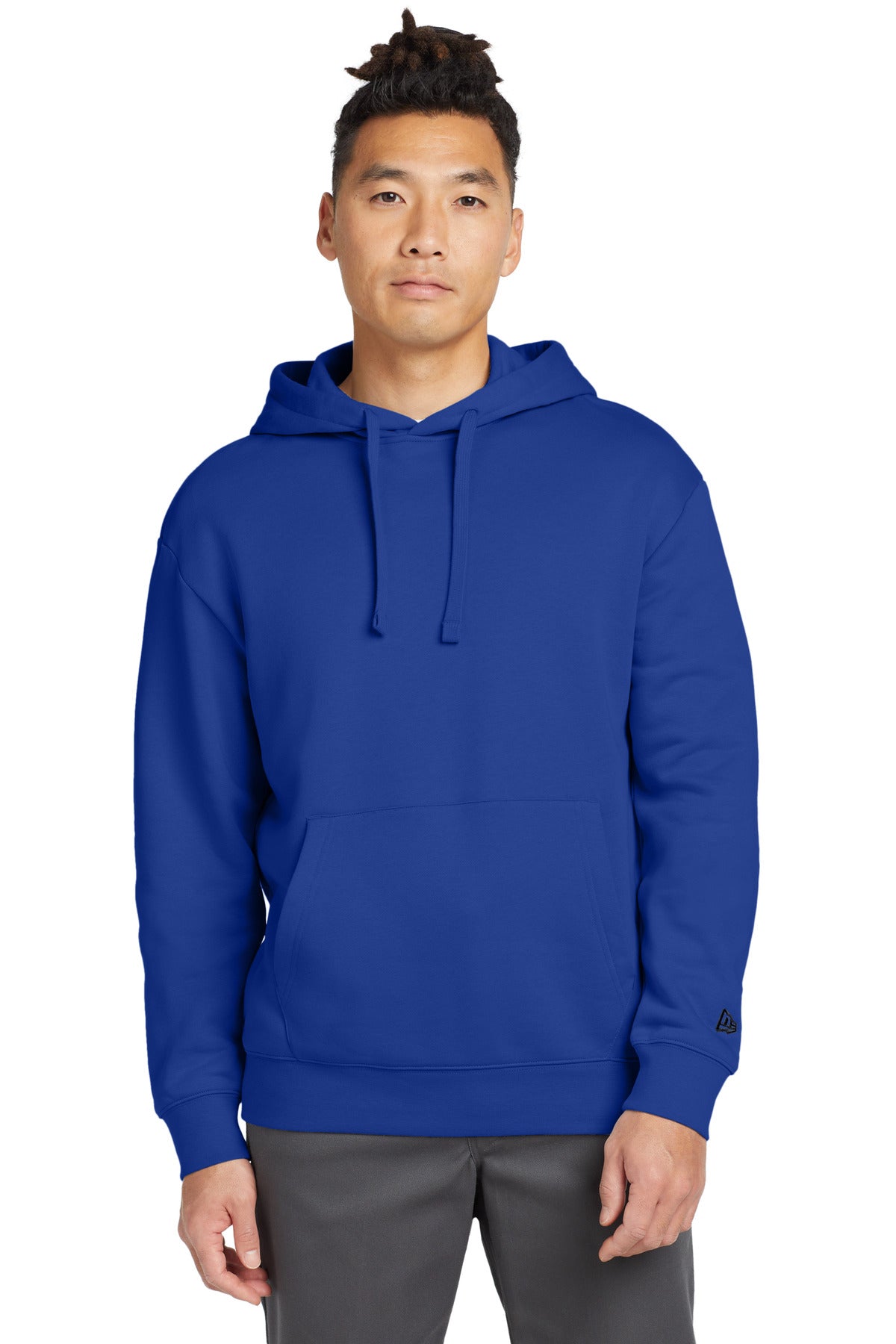 Custom logo New Era® Heritage Fleece Pullover Hoodie NEA525 in Royal