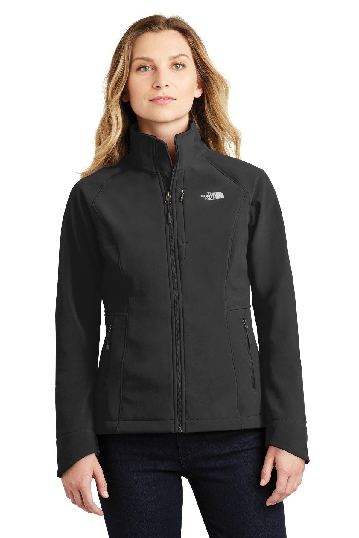 Custom logo The North Face ® Women's Apex Barrier Soft Shell Jacket. NF0A3LGU in TNF Black