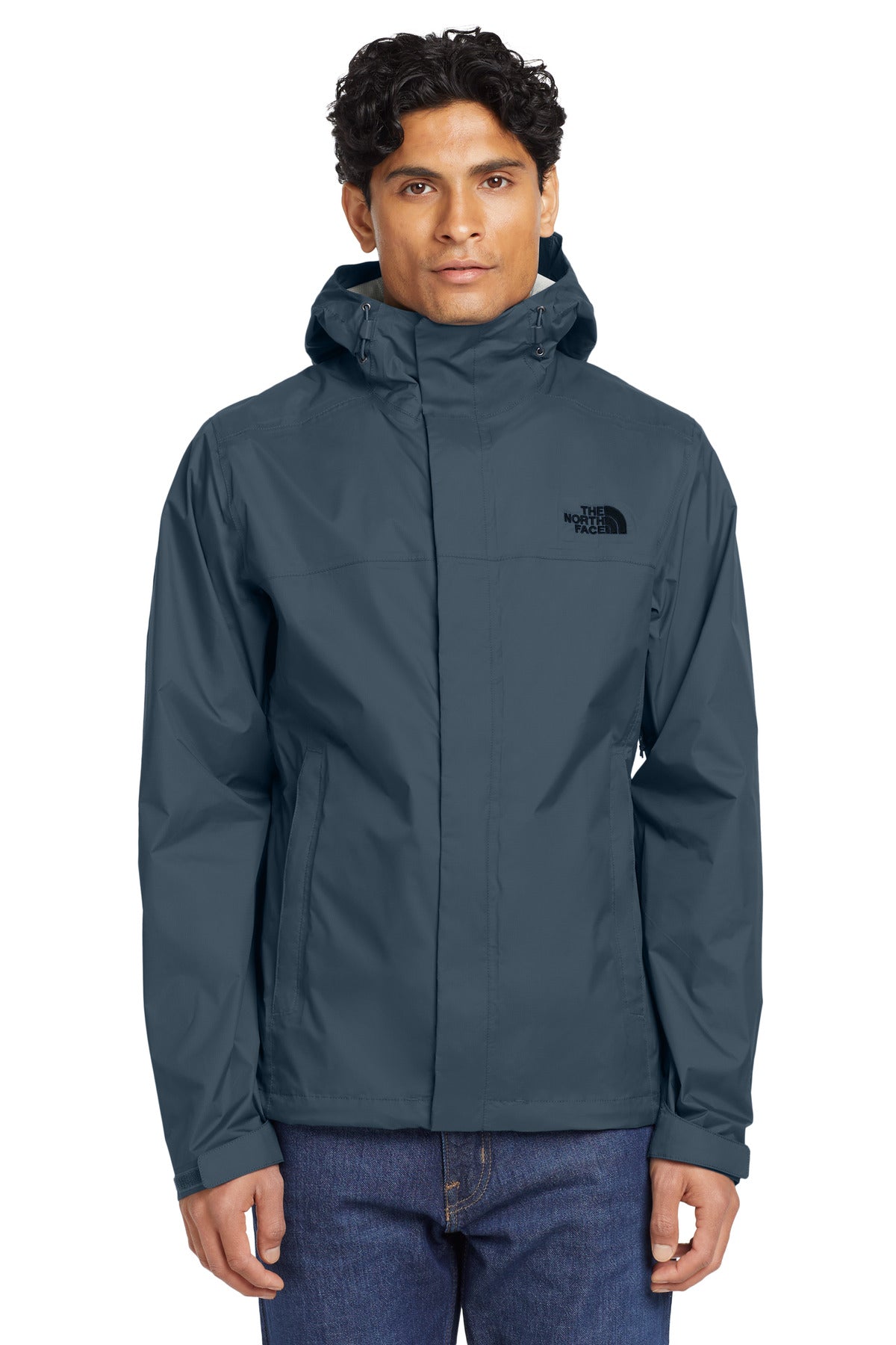 Custom logo The North Face ® DryVent™ Rain Jacket. NF0A3LH4 in Shady Blue