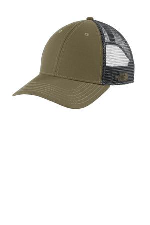 Custom logo The North Face ® Ultimate Trucker Cap. NF0A4VUA in Burnt Olive Green/ Asphalt Grey