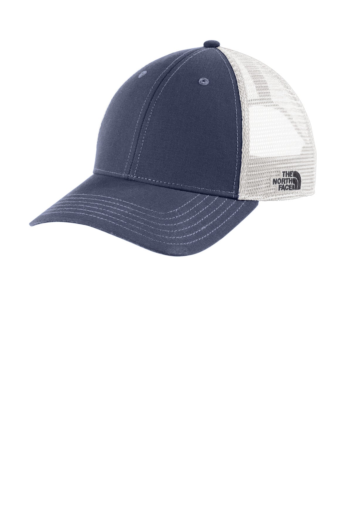 Custom logo The North Face ® Ultimate Trucker Cap. NF0A4VUA in Urban Navy/ TNF White