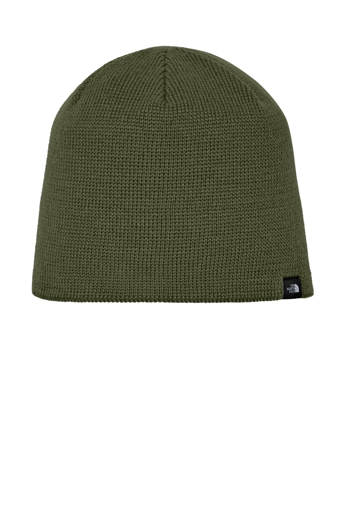 Custom logo The North Face ® Mountain Beanie. NF0A4VUB in Burnt Olive Green