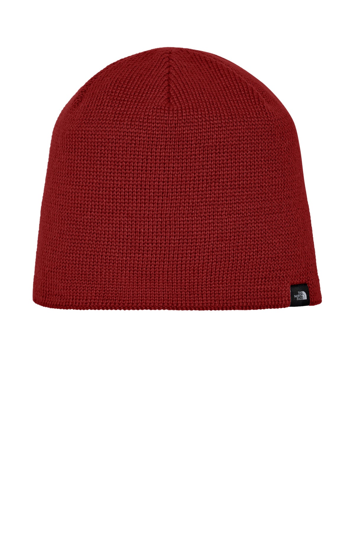 Custom logo The North Face ® Mountain Beanie. NF0A4VUB in Cardinal Red