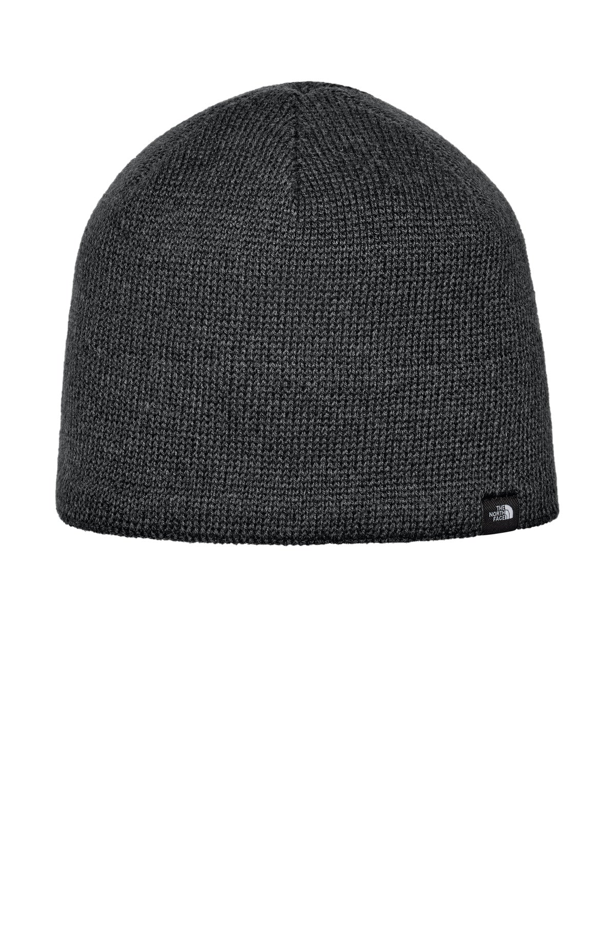 Custom logo The North Face ® Mountain Beanie. NF0A4VUB in TNF Dark Grey Heather
