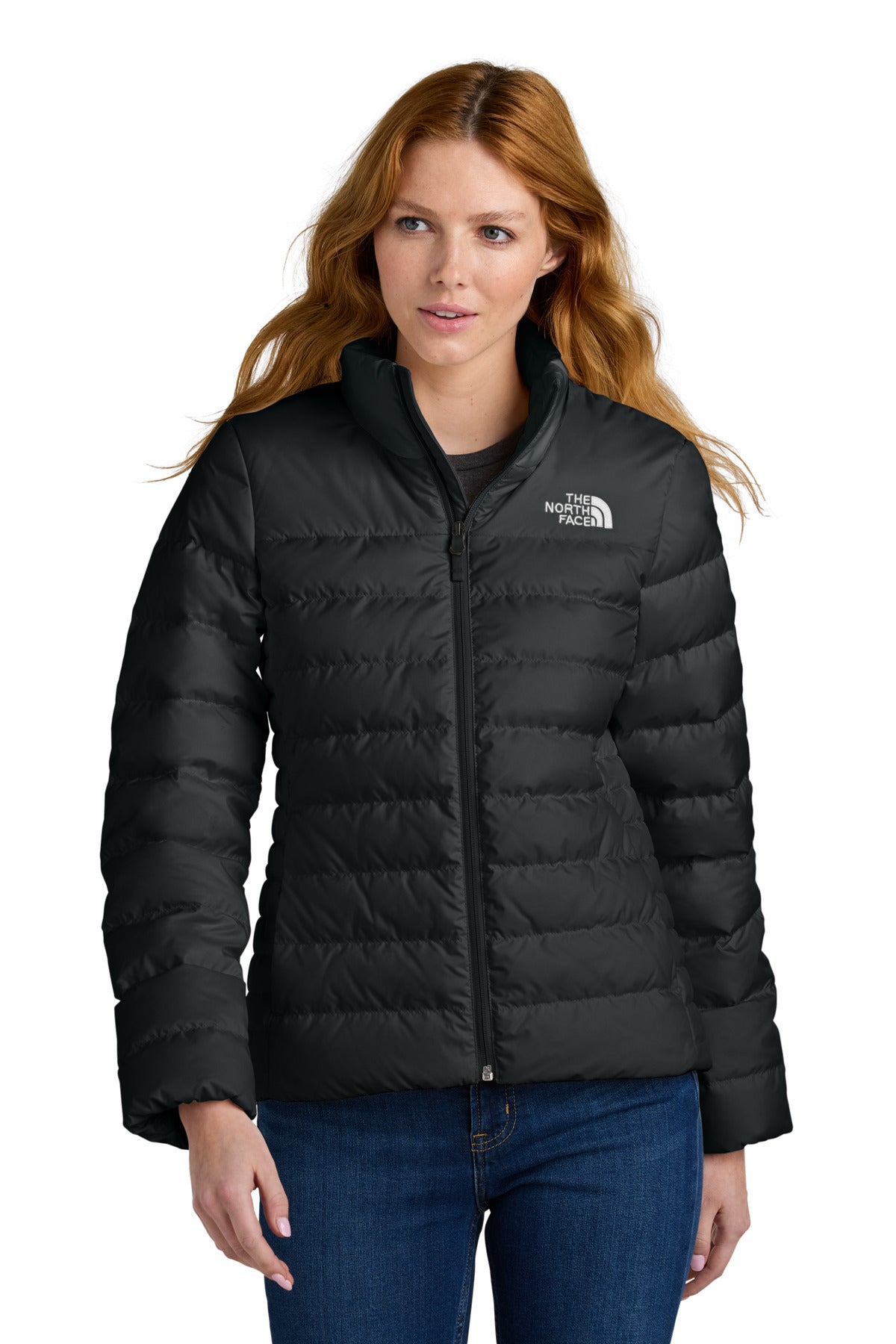 Custom logo The North Face® Women's Down Hybrid Jacket NF0A7V4G in TNF Black