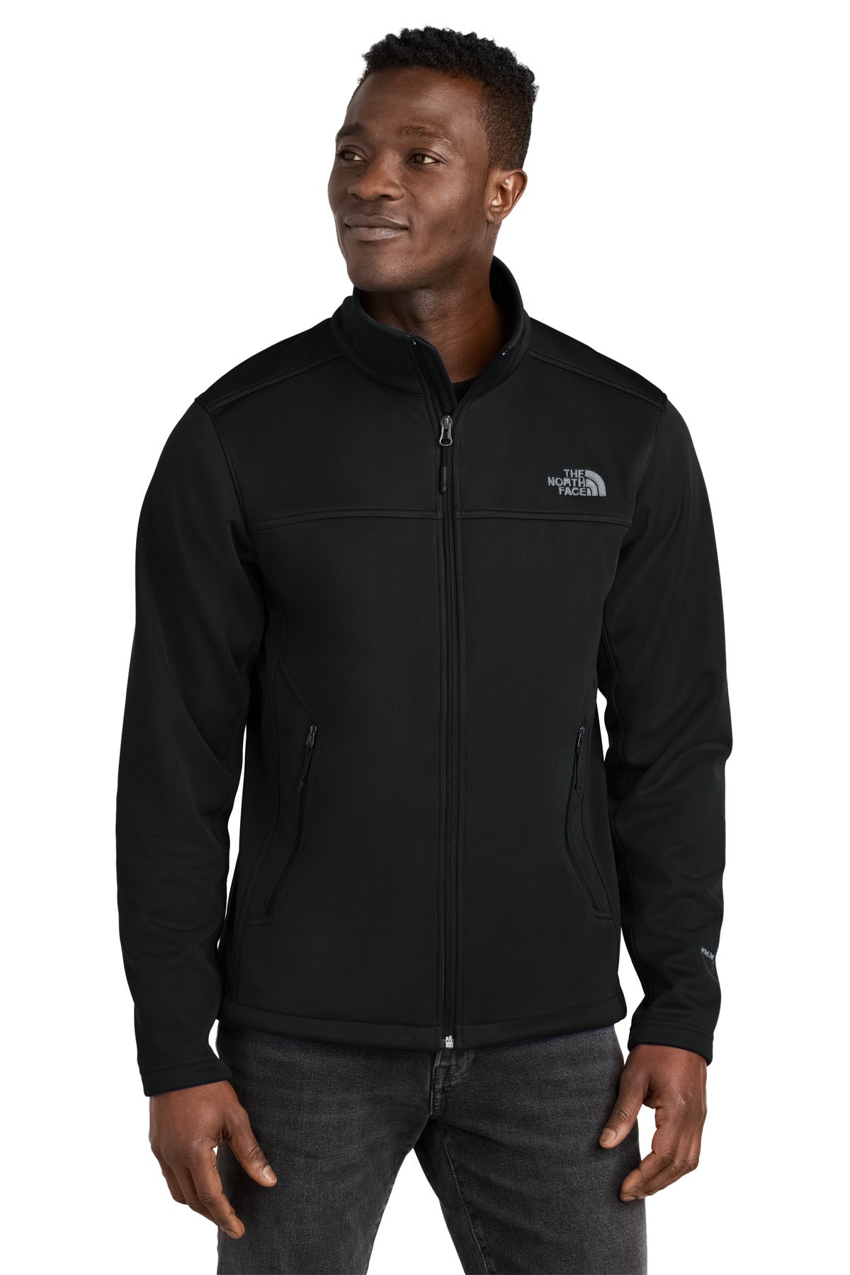 Custom logo The North Face® Chest Logo Ridgewall Soft Shell Jacket NF0A88D5 in TNF Black