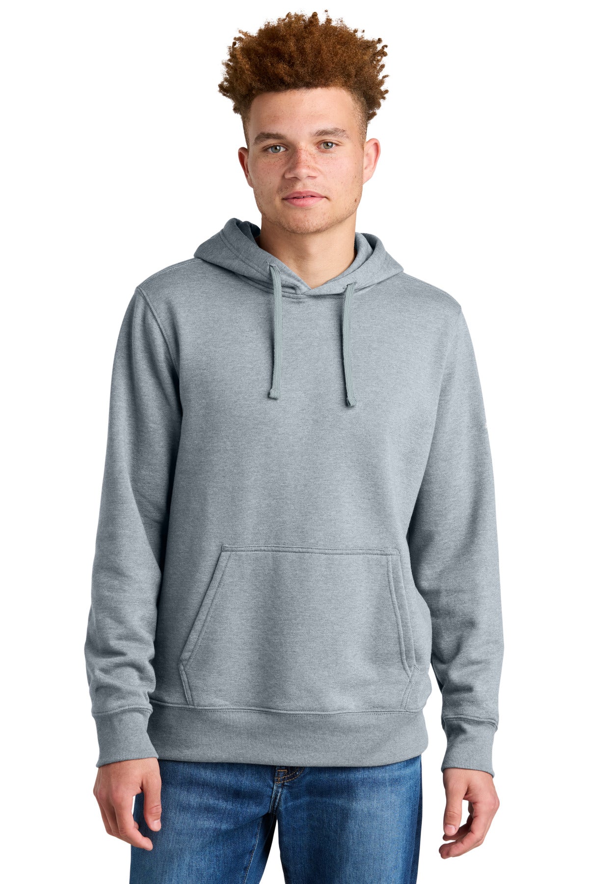 Custom logo The North Face® Sleeve Logo Pullover Hoodie NF0A8AU0 in TNF Light Grey Heather