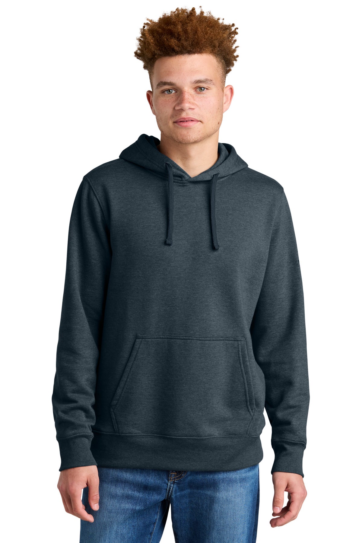 Custom logo The North Face® Sleeve Logo Pullover Hoodie NF0A8AU0 in Urban Navy Heather