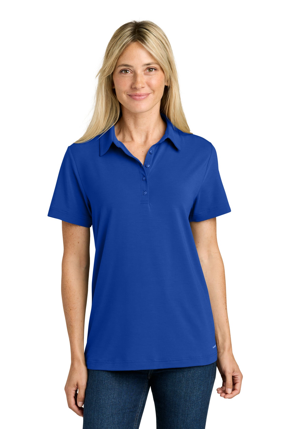 Custom logo The North Face® Women's Canyon Crest Polo NF0A8GE1 in TNF Blue