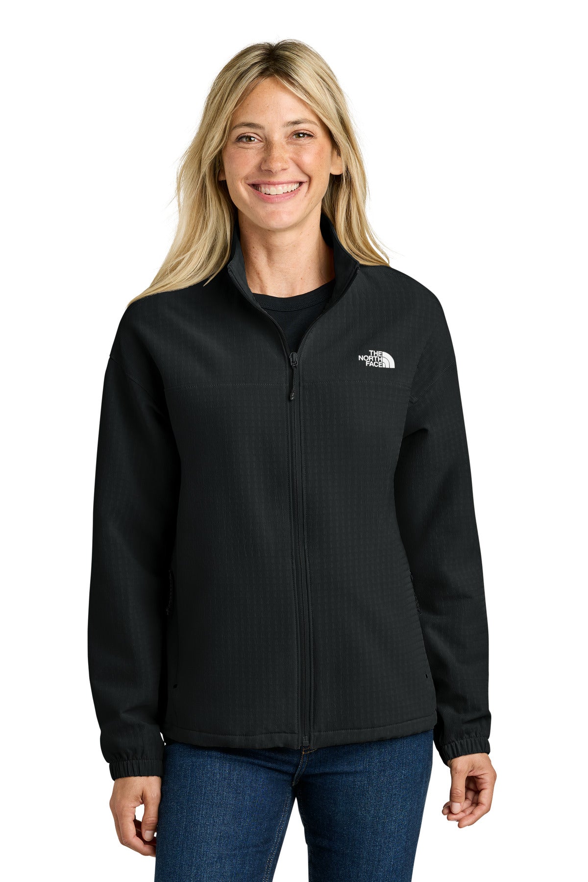 Custom logo The North Face® Women's Mountain Horizon Jacket NF0A8GE3 in TNF Black