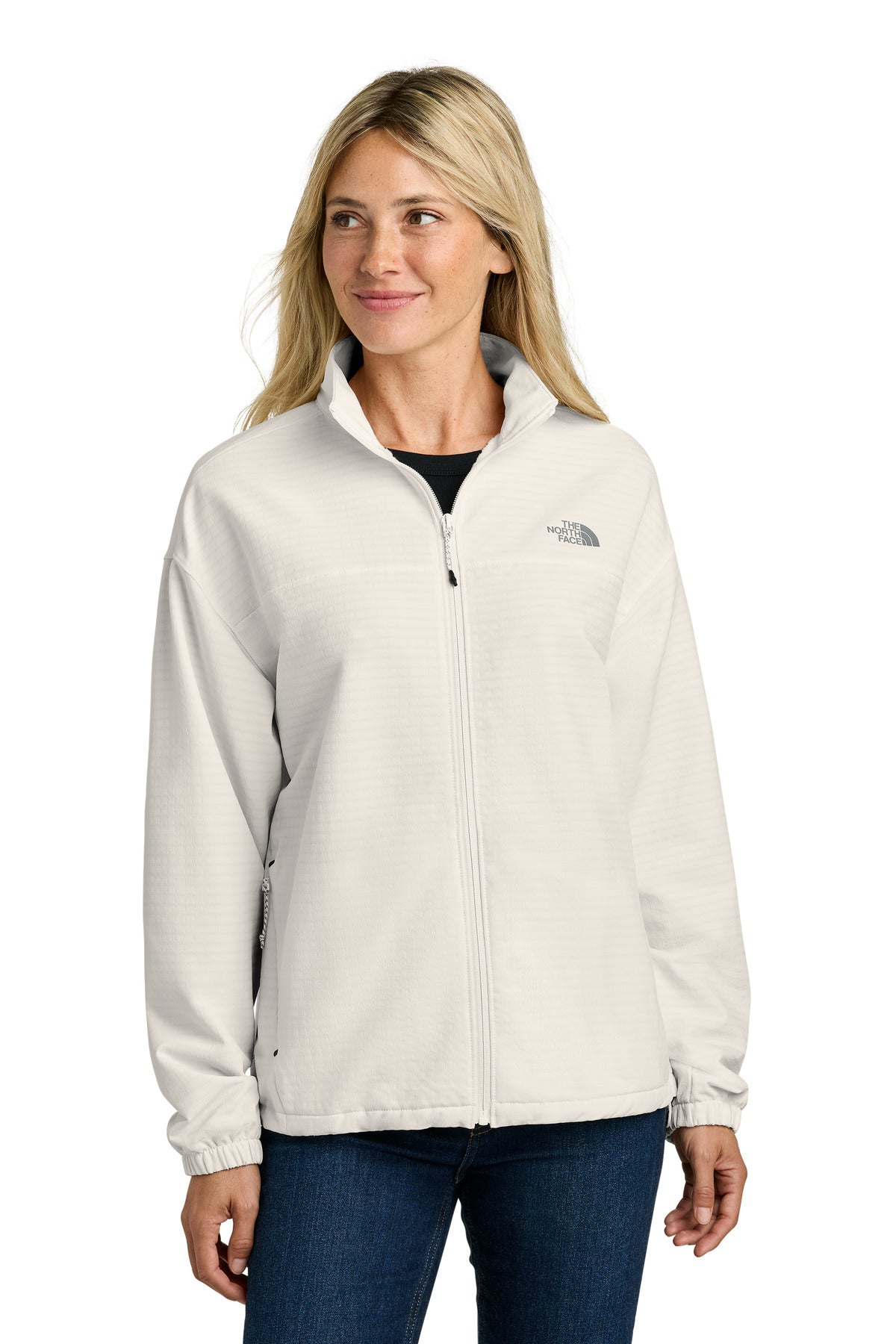 Custom logo The North Face® Women's Mountain Horizon Jacket NF0A8GE3 in White Dune