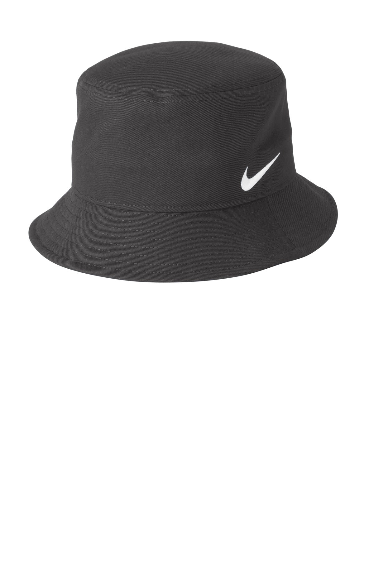 Custom logo Nike Swoosh Bucket Hat NKBFN6319 in Anthracite