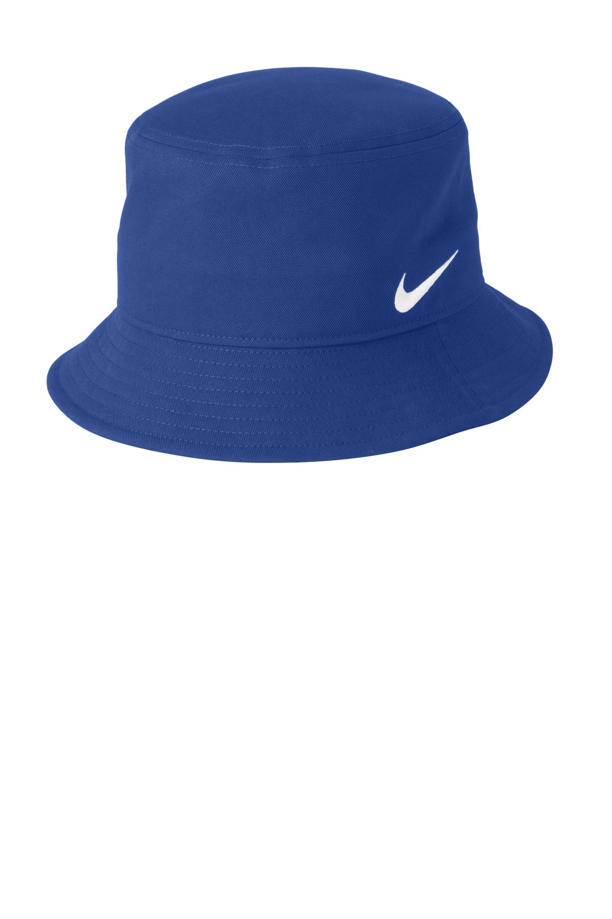 Custom logo Nike Swoosh Bucket Hat NKBFN6319 in Game Royal