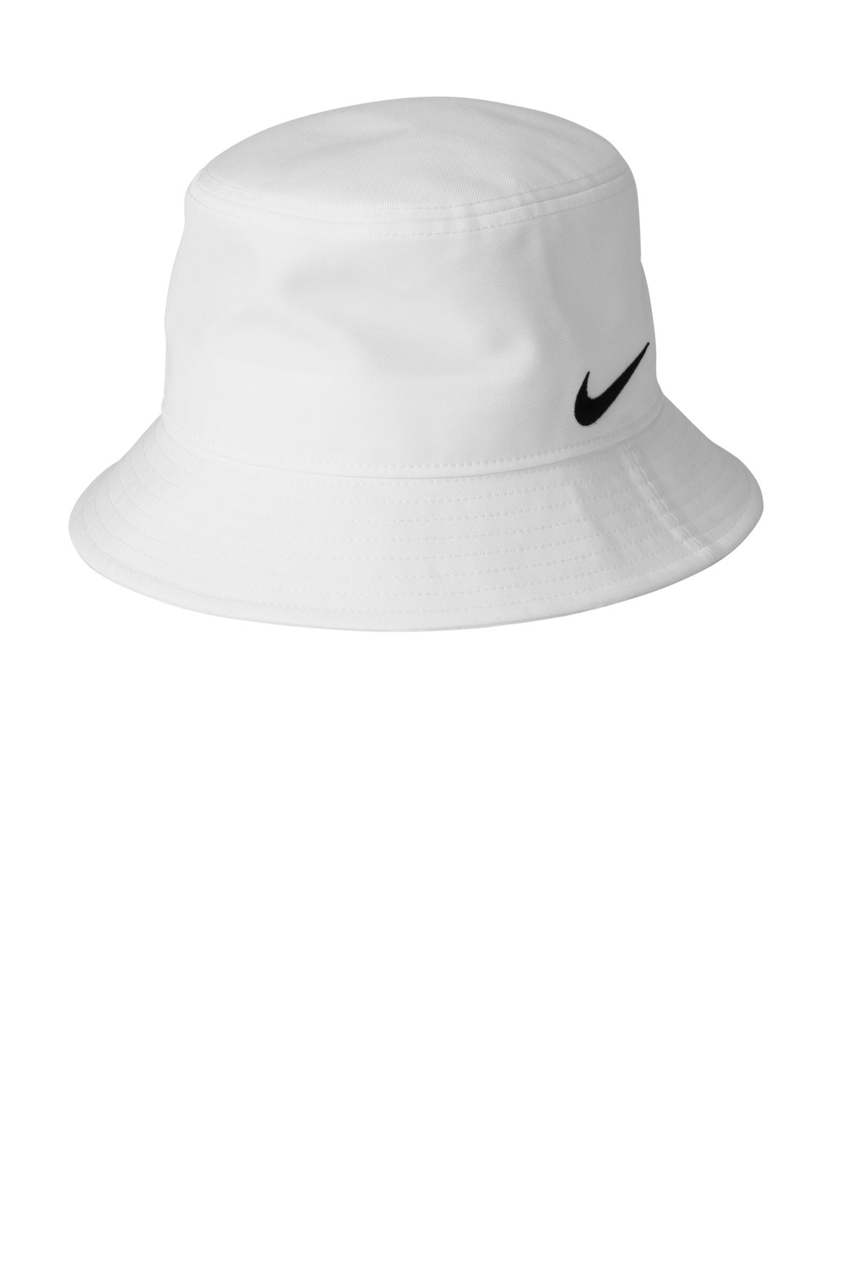 Custom logo Nike Swoosh Bucket Hat NKBFN6319 in White