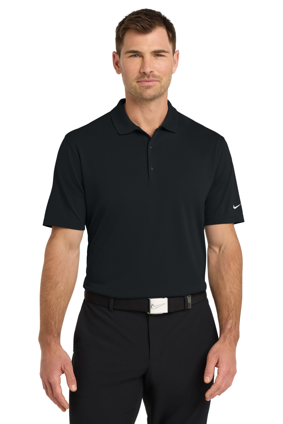 Custom logo Nike Dri-FIT Micro Pique 2.0 Polo NKDC1963 in Black