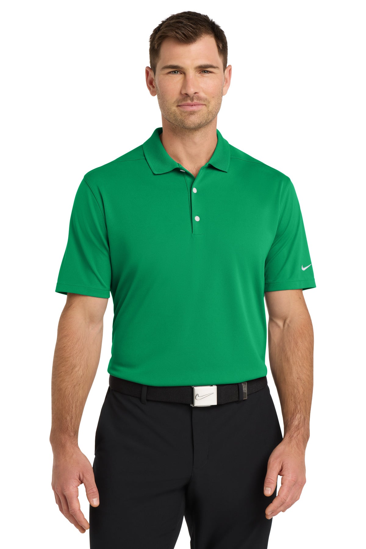 Custom logo Nike Dri-FIT Micro Pique 2.0 Polo NKDC1963 in Lucid Green