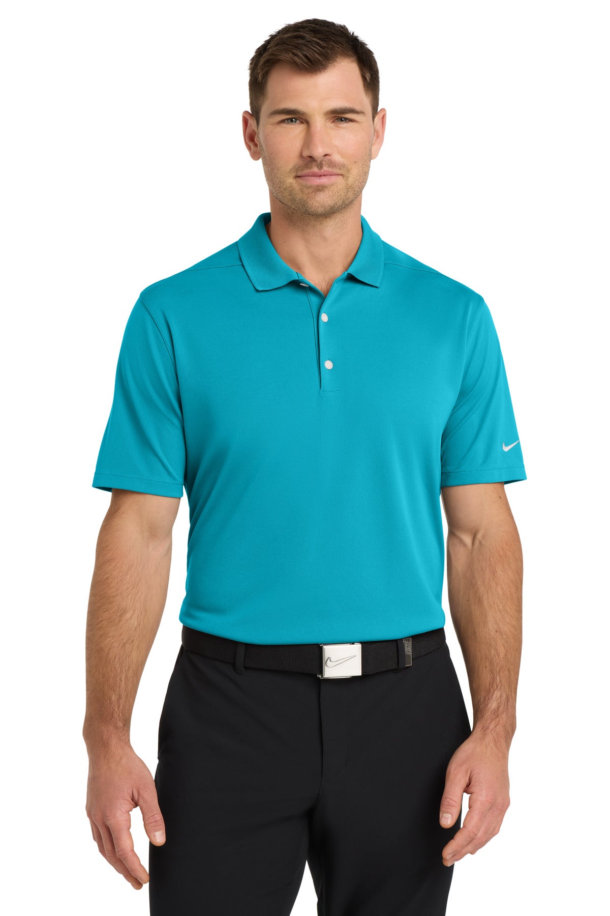 Custom logo Nike Dri-FIT Micro Pique 2.0 Polo NKDC1963 in Tidal Blue