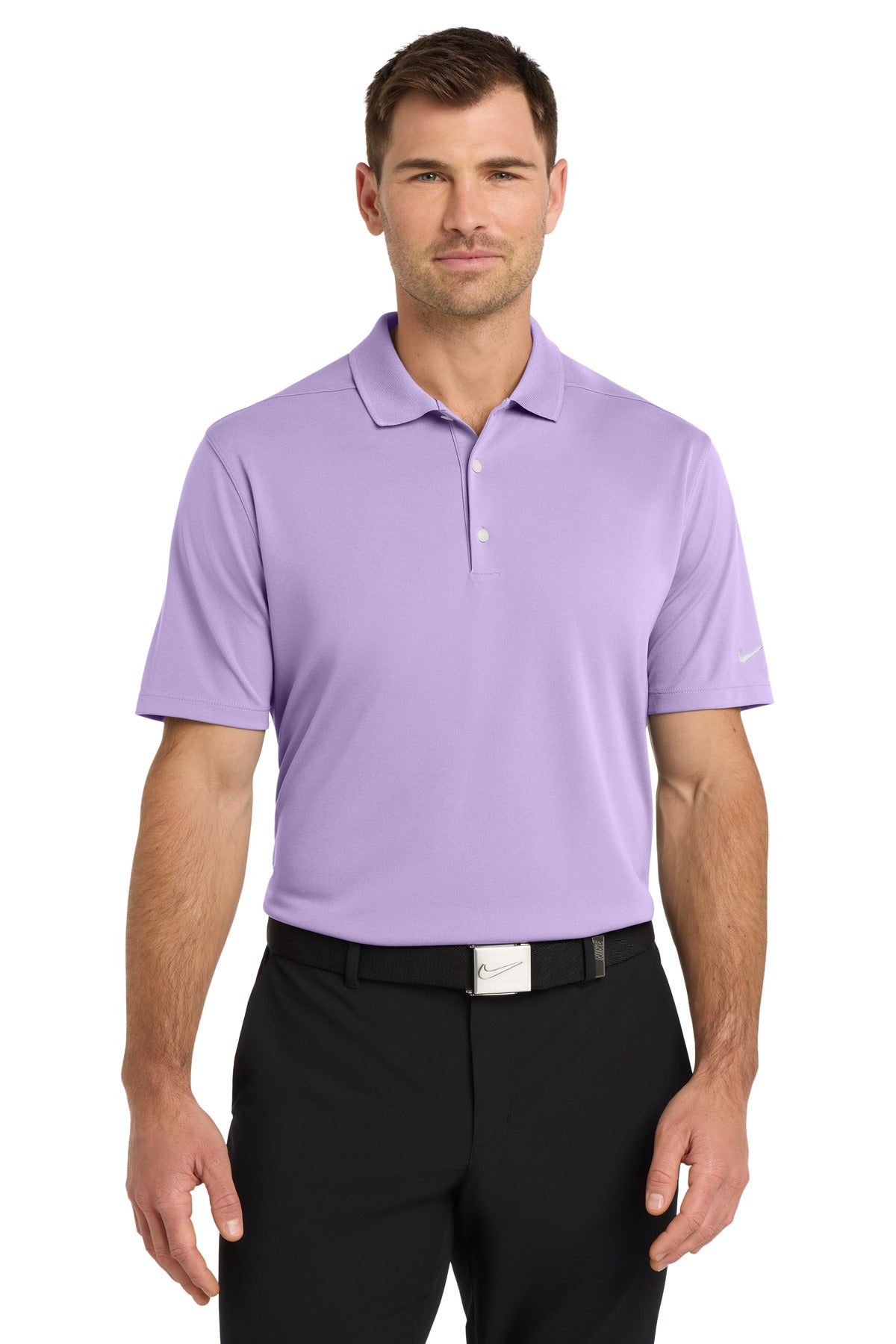 Custom logo Nike Dri-FIT Micro Pique 2.0 Polo NKDC1963 in Urban Lilac