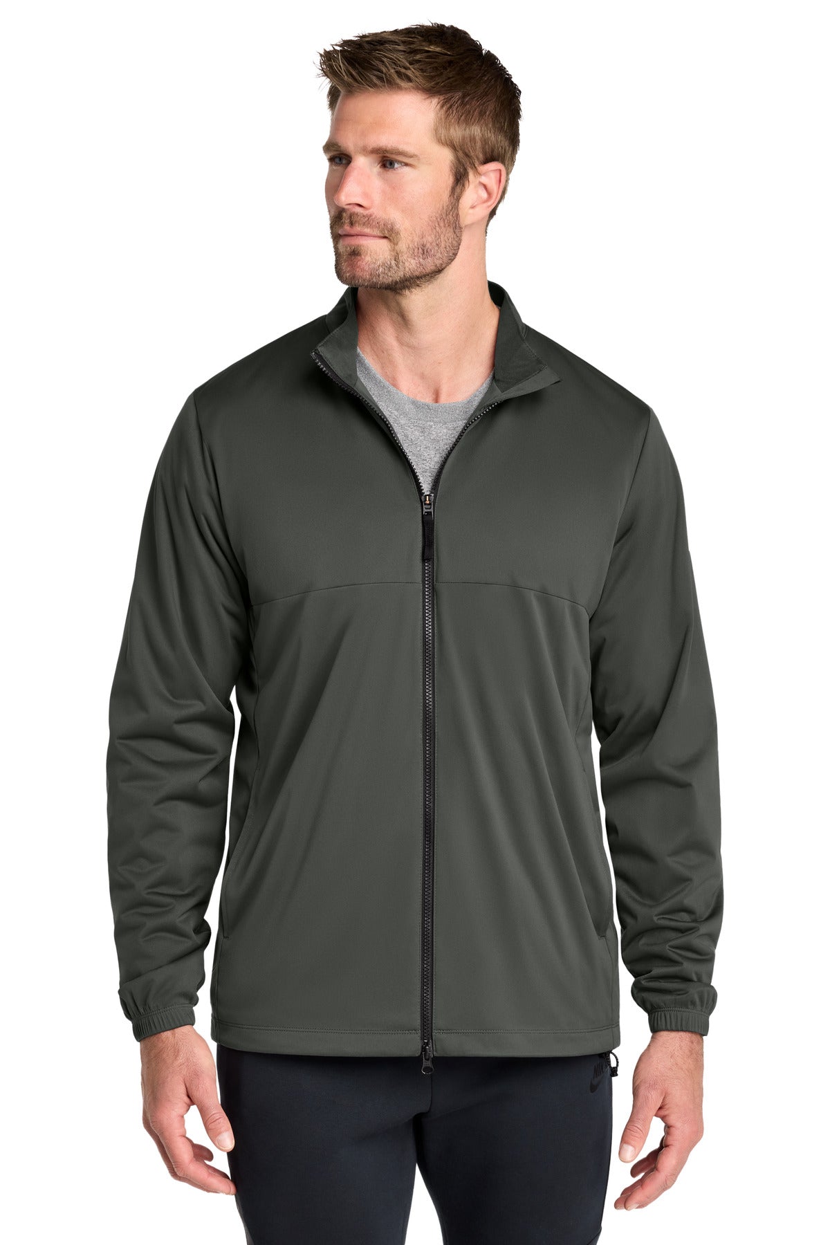 Custom logo Nike Storm-FIT Full-Zip Jacket  NKDX6716 in Anthracite