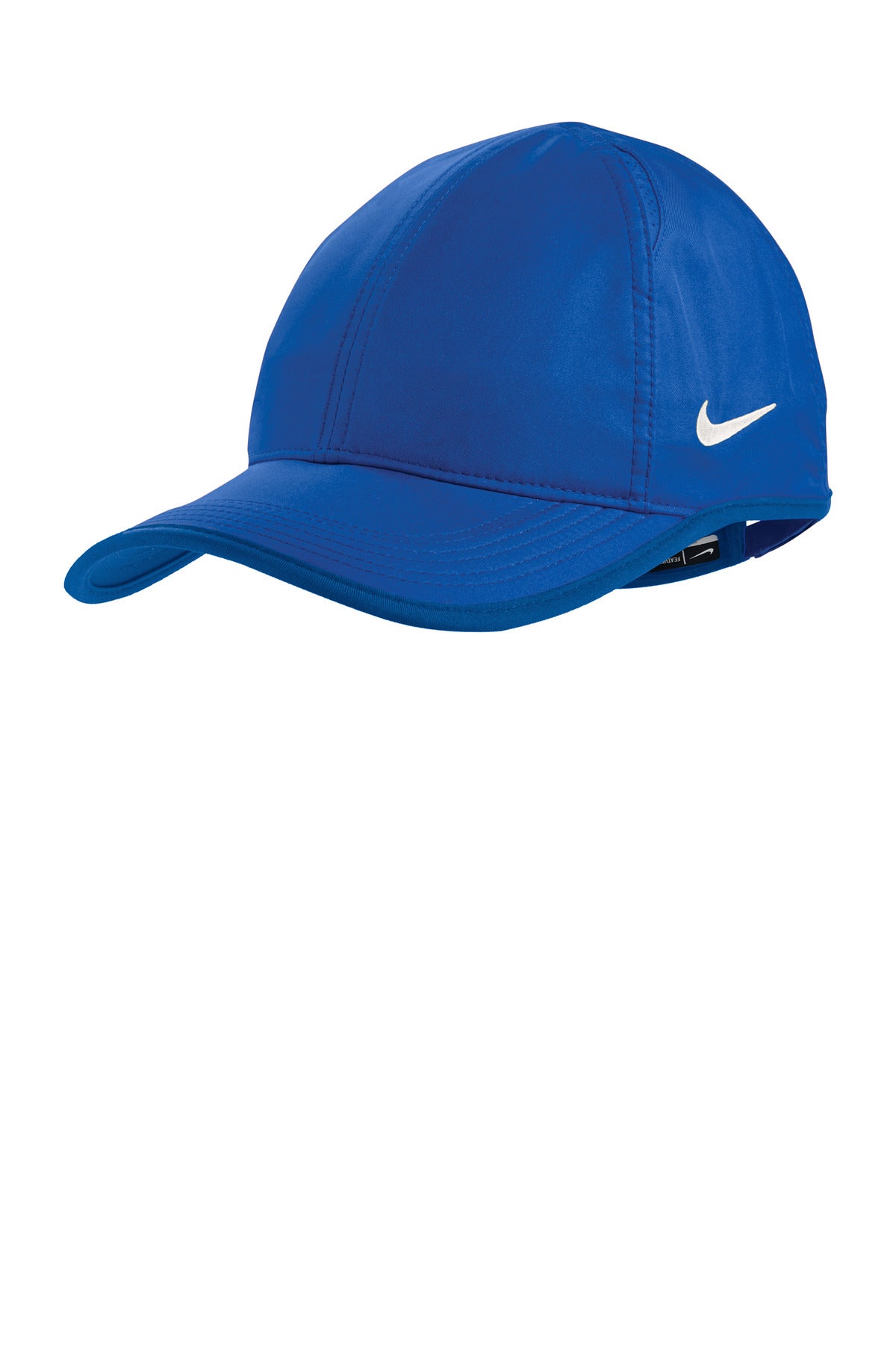 Custom logo Nike Dri-FIT Featherlight Performance Cap NKFB5666 in Game Royal