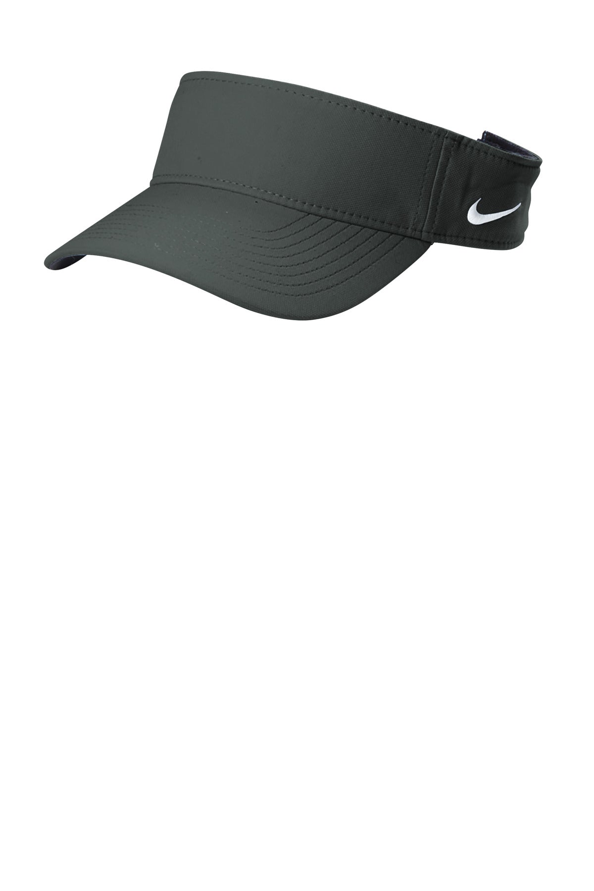 Custom logo Nike Dri-FIT Team Performance Visor NKFB5675 in Anthracite