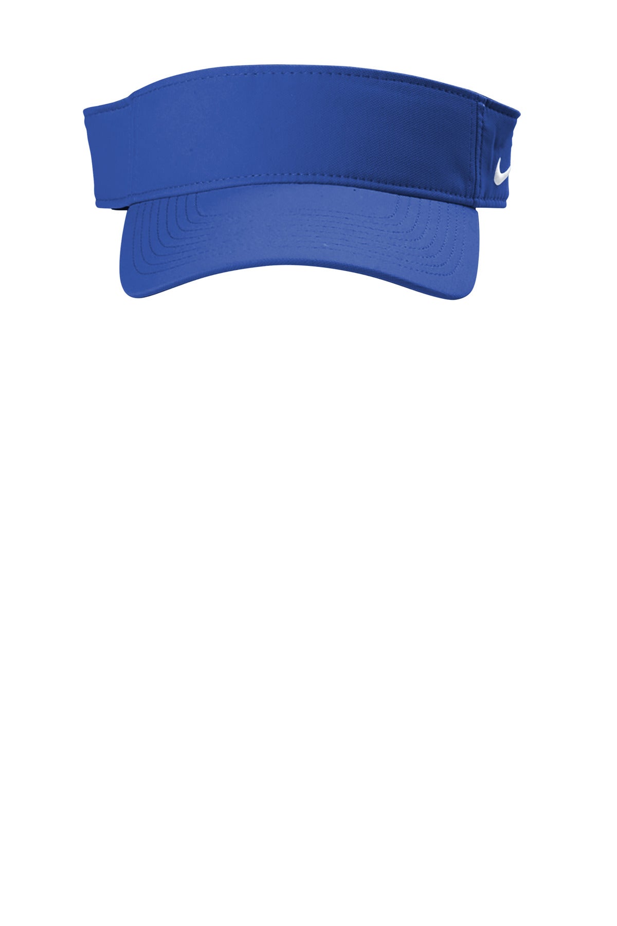 Custom logo Nike Dri-FIT Team Performance Visor NKFB5675 in Game Royal