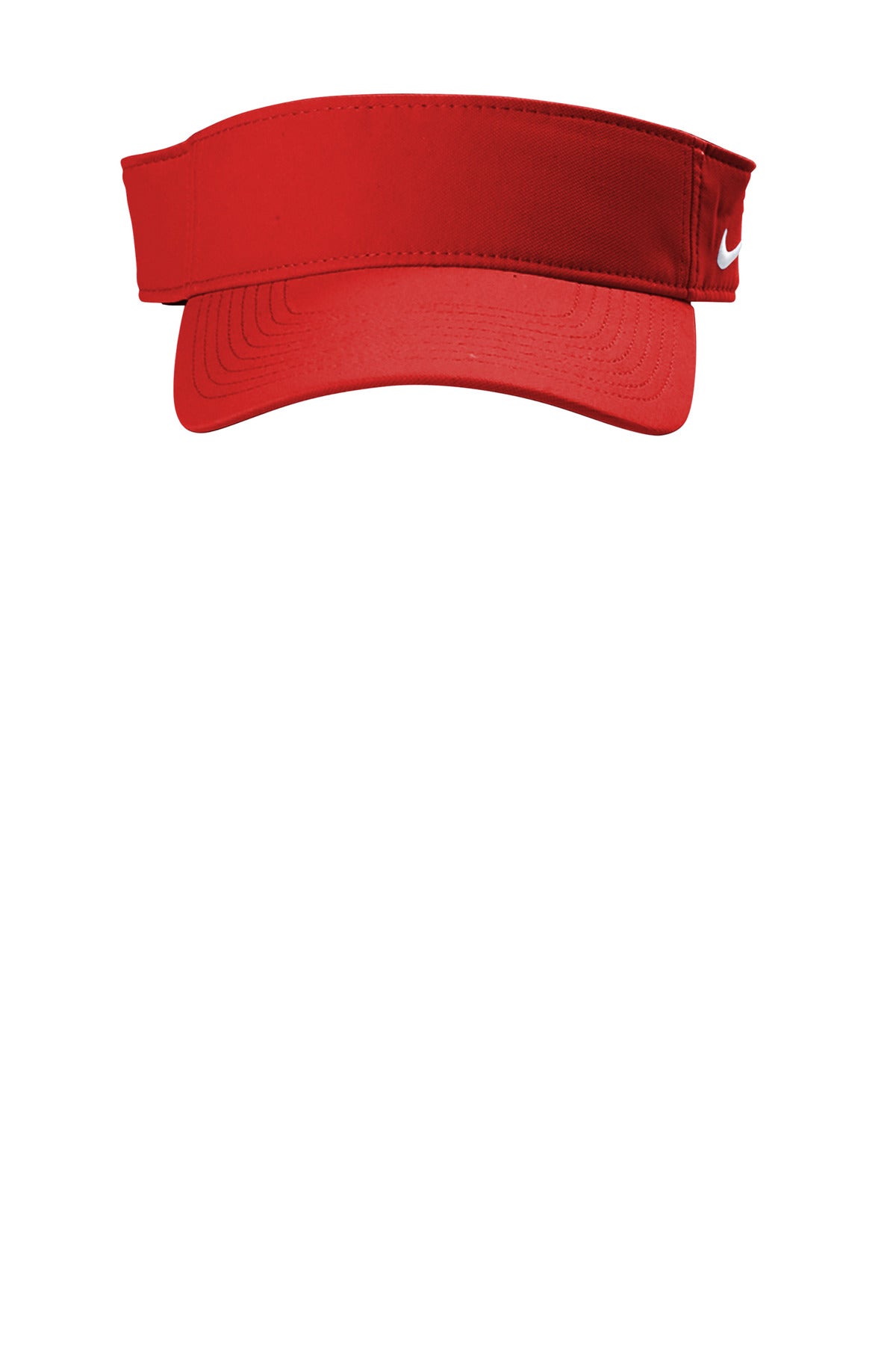 Custom logo Nike Dri-FIT Team Performance Visor NKFB5675 in University Red