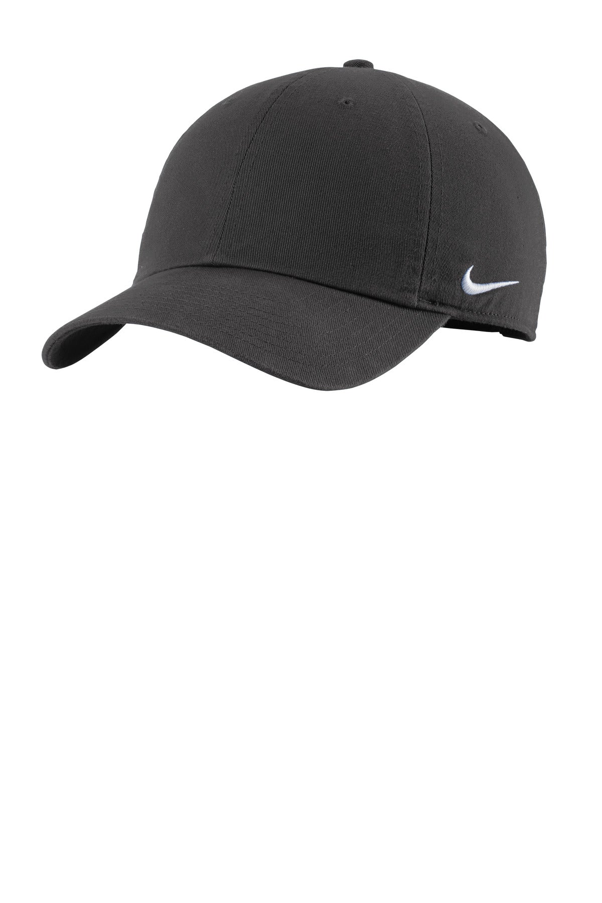 Custom logo Nike Heritage Cotton Twill Cap NKFB5677 in Anthracite