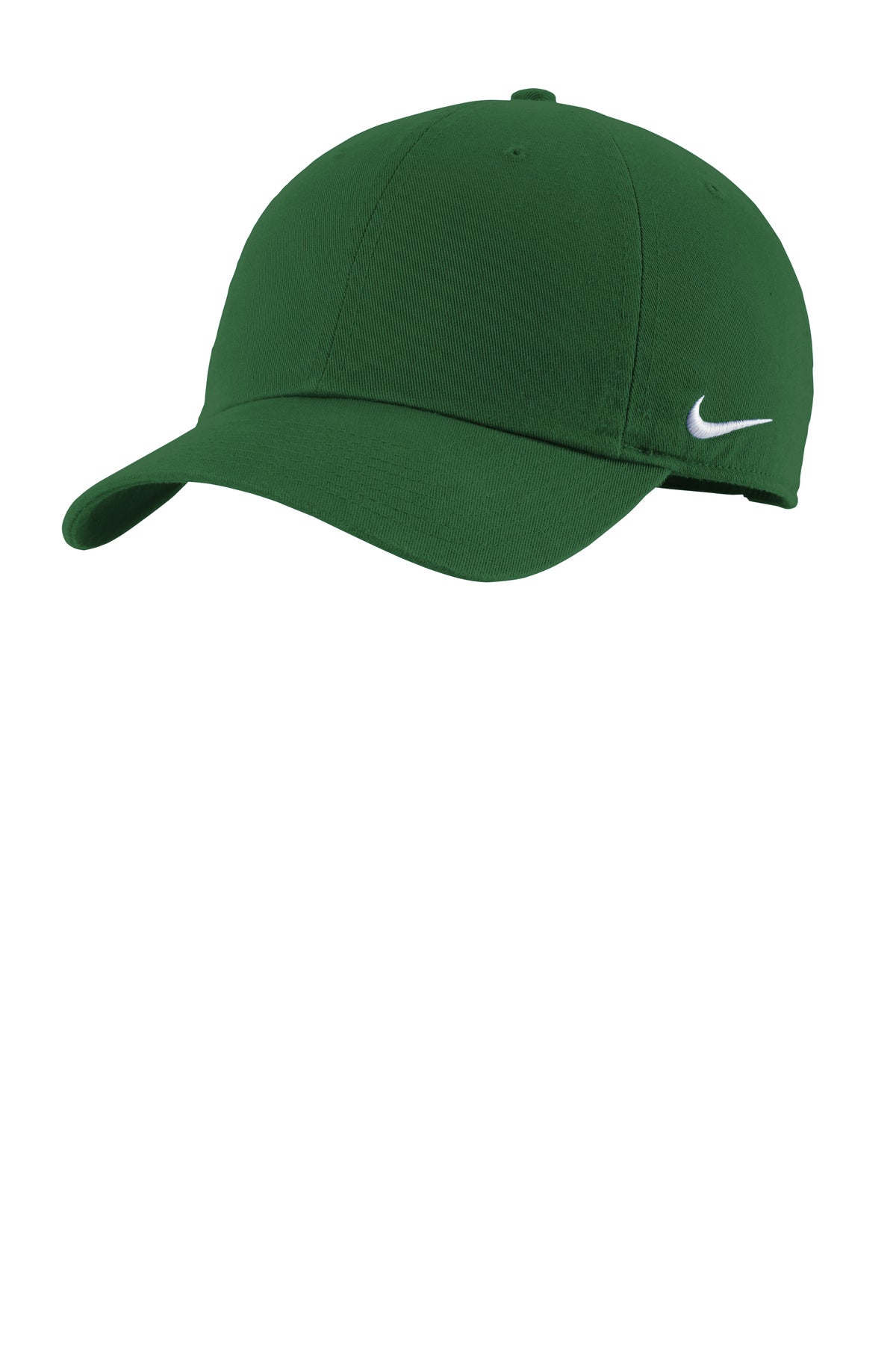 Custom logo Nike Heritage Cotton Twill Cap NKFB5677 in Gorge Green