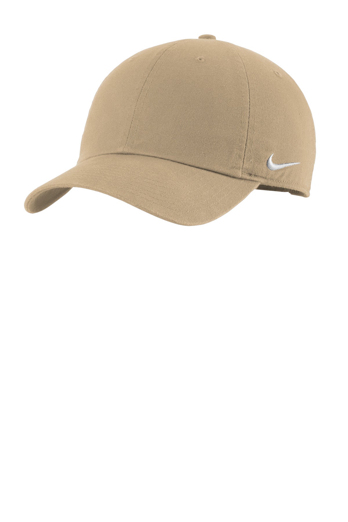 Custom logo Nike Heritage Cotton Twill Cap NKFB5677 in Khaki