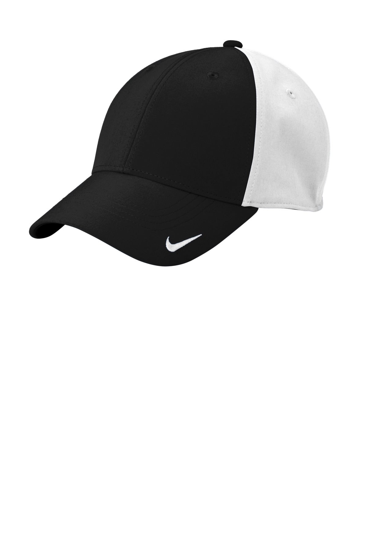 Custom logo Nike Dri-FIT Legacy Cap NKFB6447 in Black/ White
