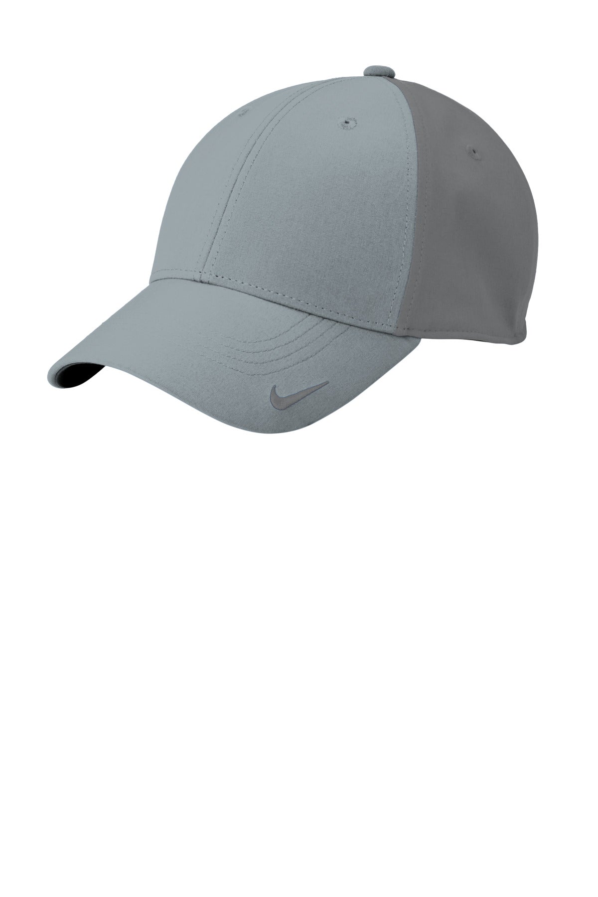 Custom logo Nike Dri-FIT Legacy Cap NKFB6447 in Cool Grey/ Dark Grey