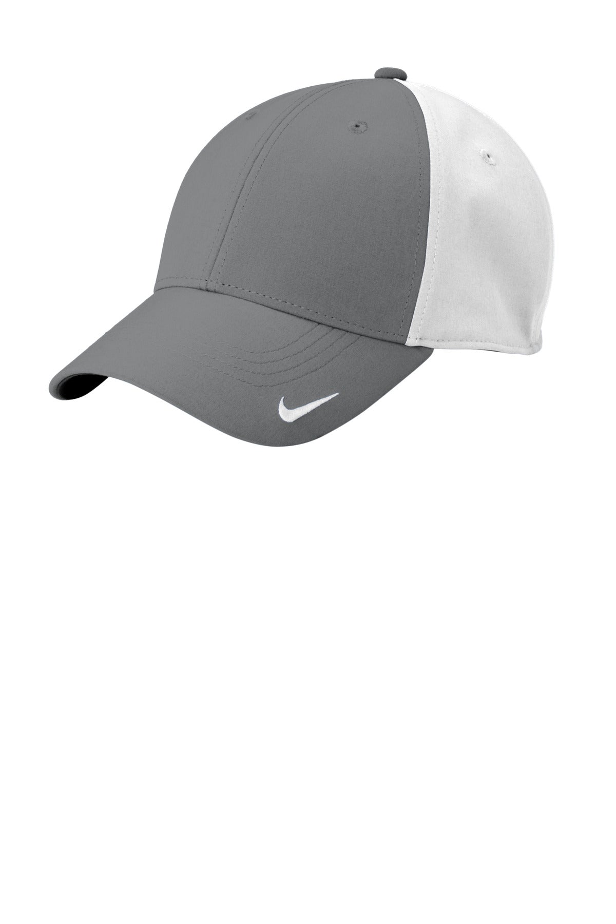 Custom logo Nike Dri-FIT Legacy Cap NKFB6447 in Dark Grey/ White