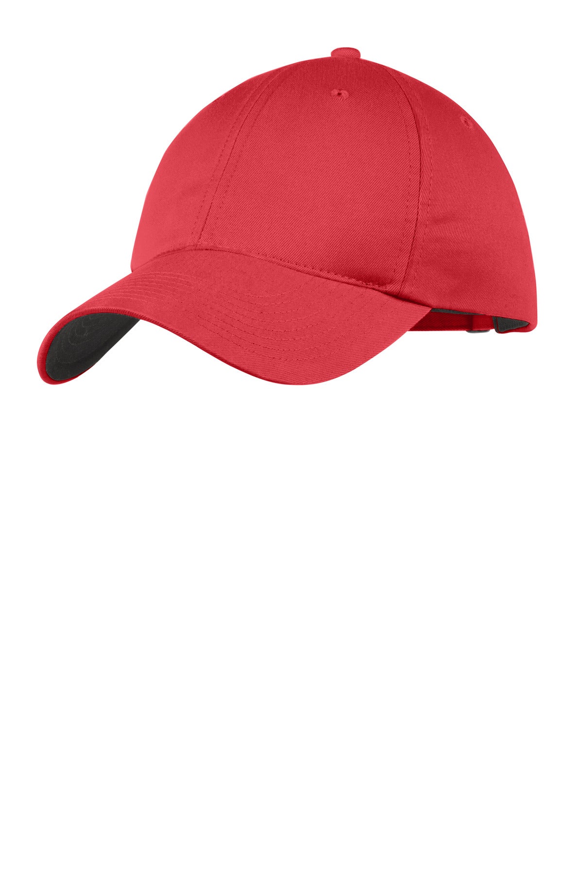 Custom logo Nike Unstructured Cotton/Poly Twill Cap NKFB6449 in Gym Red