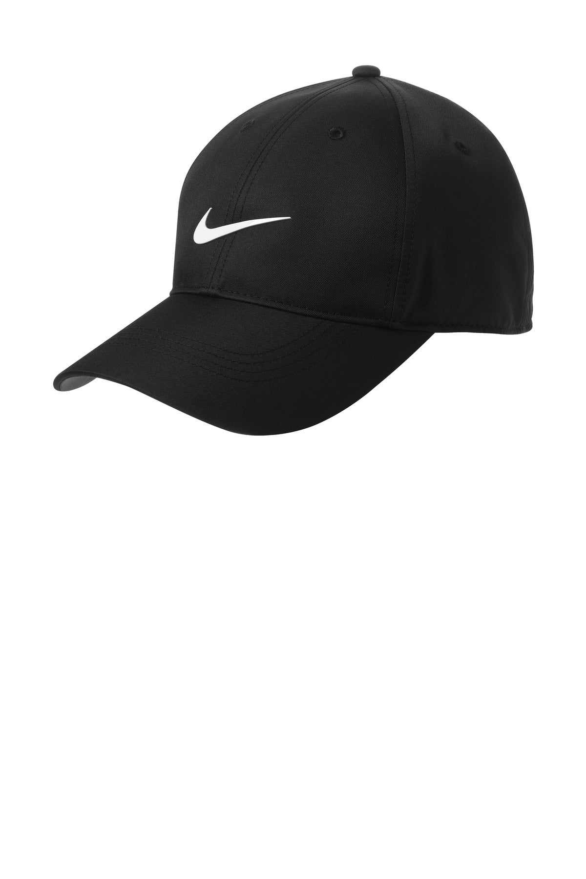 Custom logo Nike Dri-FIT Swoosh Performance Cap NKFB6450 in Black